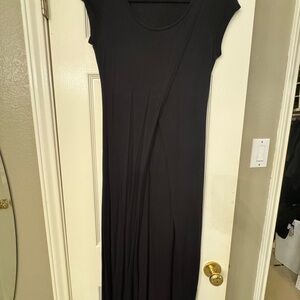 Poetry Black Overlay Dress